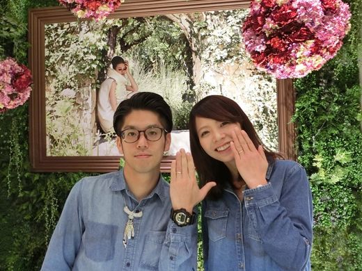「色々なデザインがいっぱい見れて選びやすかった♪」