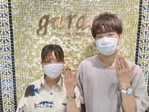 神戸市中央区｜TITANIOとひなの結婚指輪をご成約頂きました