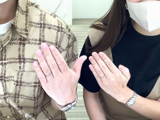 神戸市灘区｜FISCHERとGRACE KAMAの結婚指輪をご成約頂きました。