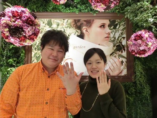 沢山の種類の指輪があって驚きました!!