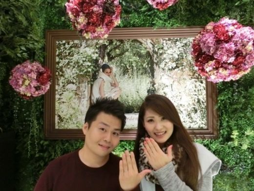 素敵な結婚指輪が出来上がりとても嬉しいです！！
