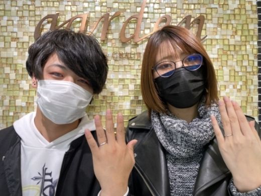 神戸市西区｜Pulitoの結婚指輪をご成約頂きました。