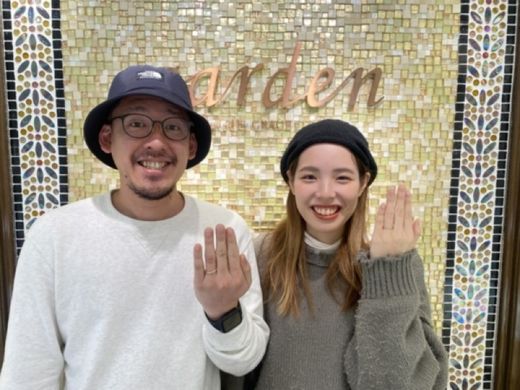 兵庫県尼崎市｜FISCHER（フィッシャー）の結婚指輪をご成約頂きました。