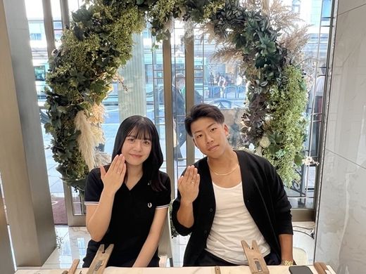 福井県敦賀市・鯖江市から手作り指輪作成でご来店頂きました