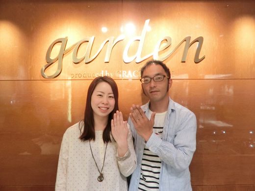 良い指輪ができて良かったです!!