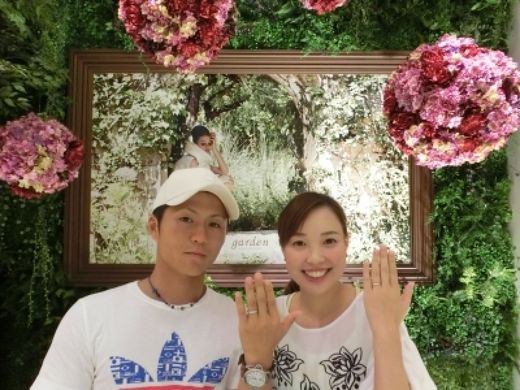 とても気に入る指輪と出会うことができました。