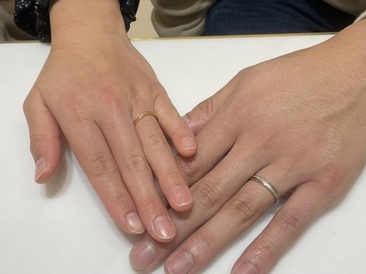 滋賀県高島市・兵庫県尼崎市｜スイスの結婚指輪ブランド「MEISTER（マイスター）」の結婚指輪をご成約いただきました