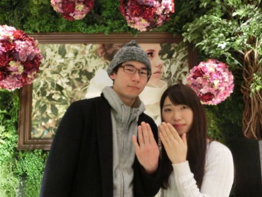 すてきな指輪に出会えました。