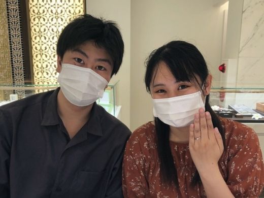 兵庫県尼崎市｜LORE novelの婚約指輪をご成約頂きました