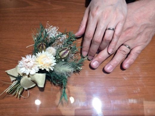 すてきな結婚指輪が見つかってよかったです！