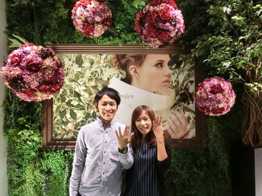 イメージにピッタリの指輪を見つけることができました。