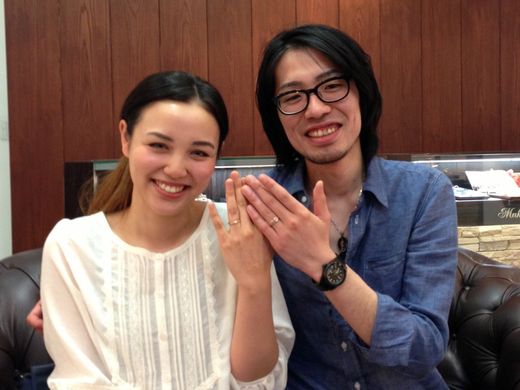 ピンクゴールドのカラーが素敵♡