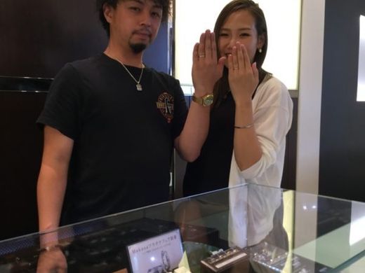マカナの結婚指輪をご成約いただきました