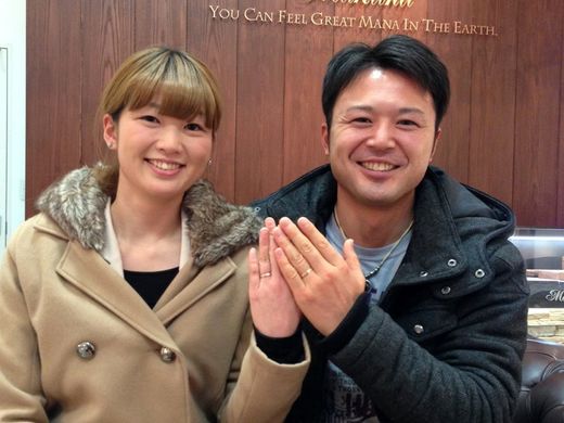 リーフの彫りに一目惚れ！