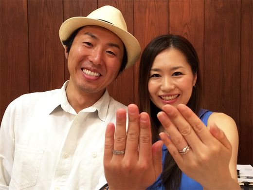 ありきたりじゃない結婚指輪が良かった!