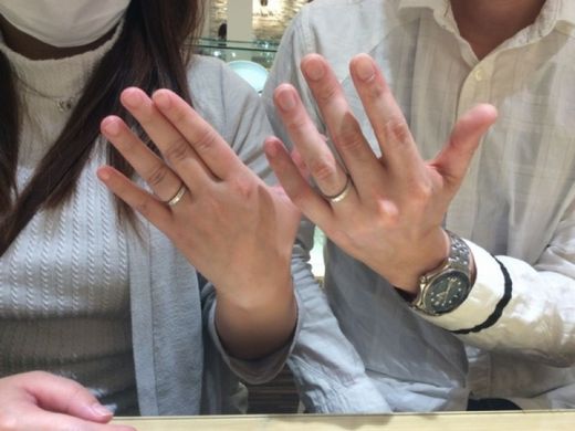 姫路市『Makana』結婚指輪ご成約いただきました。