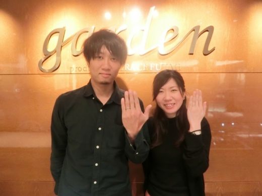 希望通りの指輪が出来て嬉しかったです。