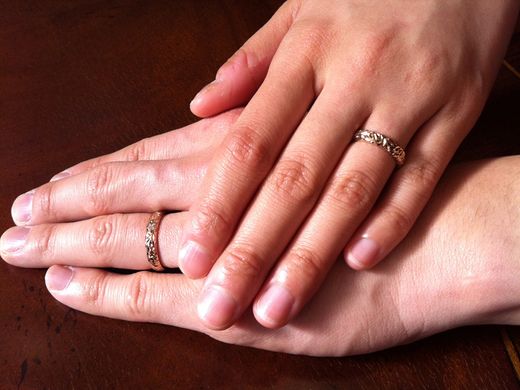 世界に一組の結婚指輪♡