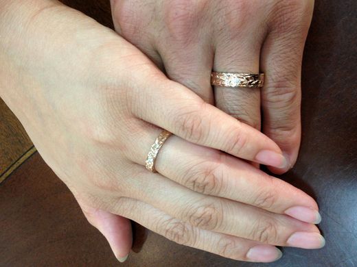 デザイン（彫り）が素敵♡