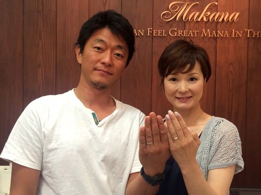 普通とは違った結婚指輪が欲しかった。