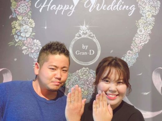 条件にあう納得のいくリングに出会えました♪