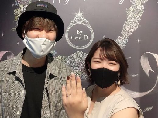 プロポーズ大作戦から2人で選んだ婚約指輪♪