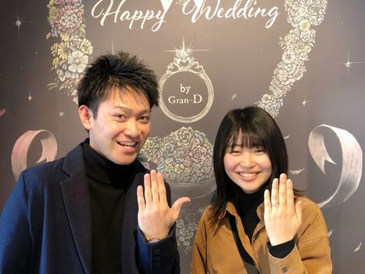 プロポーズ大作戦からお好みの婚約指輪へ♪