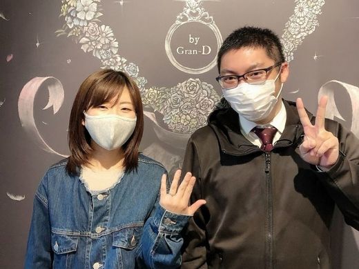 プロポーズ大作戦から2人で選んだ婚約指輪♪