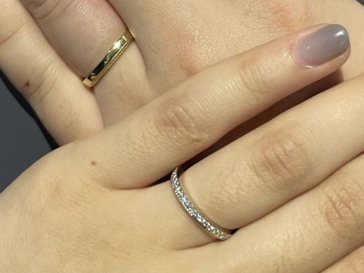 ハーフエタニティで日々を華やかに♪