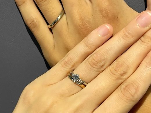 素材変更で自分の手に似合うリングを♪