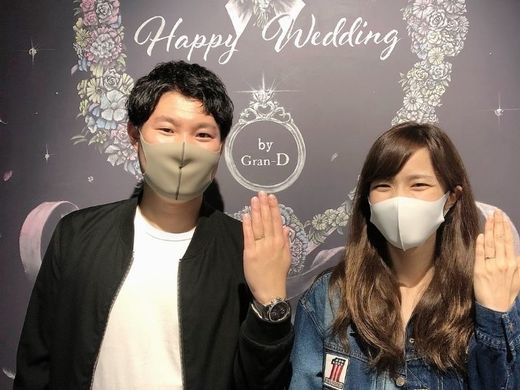 毎日着けやすい結婚指輪♪