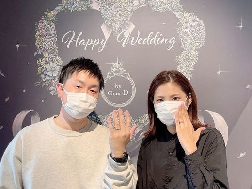 仲良しのふたりが選んだ重ね着け指輪♪　