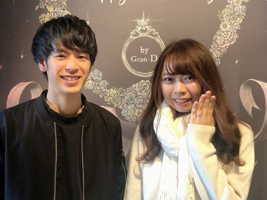 一目惚れの婚約指輪♪