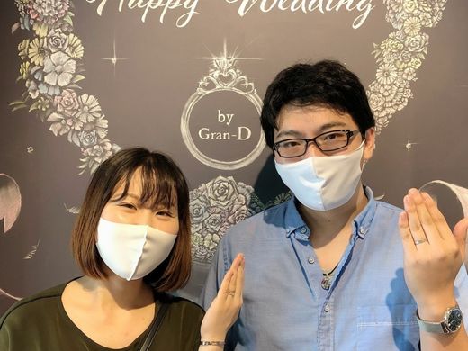 ふたりらしさのリングを♪