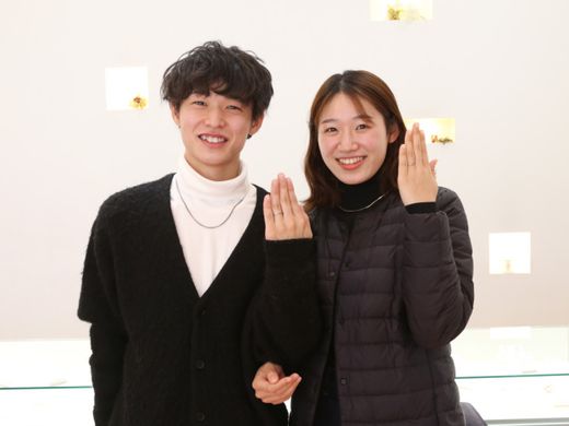 二人の大切なリングはアドバンスで♪