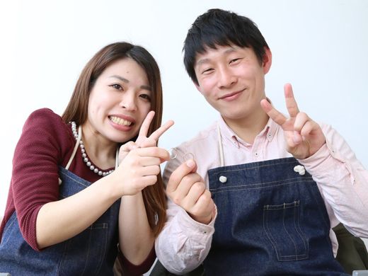 素材を交換したふたりだけの特別なリング☆