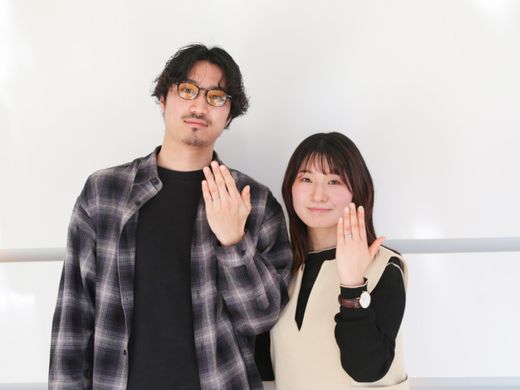 唯一無二のリングが出来ました☆