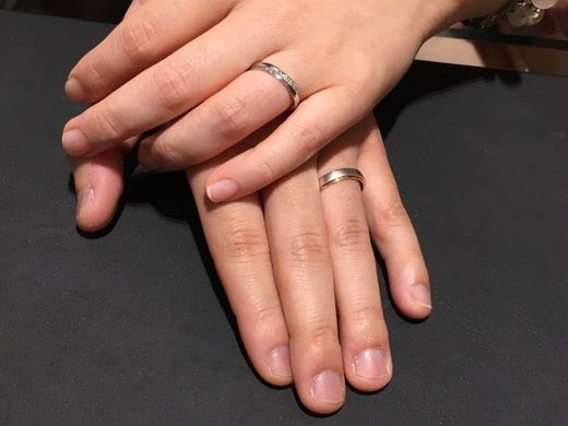 2人の好みを叶えるリングに出会えました！