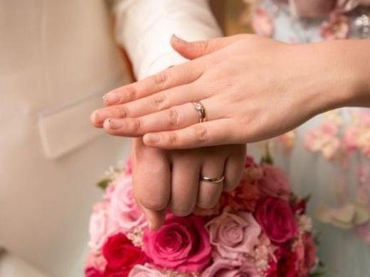 婚約指輪も結婚指輪もお気に入りです