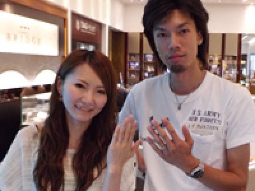 Cafe Ringのマリッジリング「プラージュ」