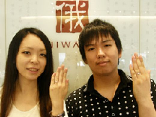 俄のマリッジリング「初桜」に即決