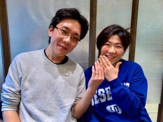 新潟産のBRIDGEのマリッジリング「やわらかな春風」！