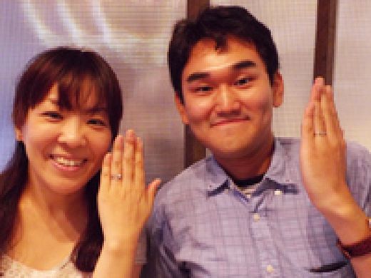 俄のマリッジリング「初桜」