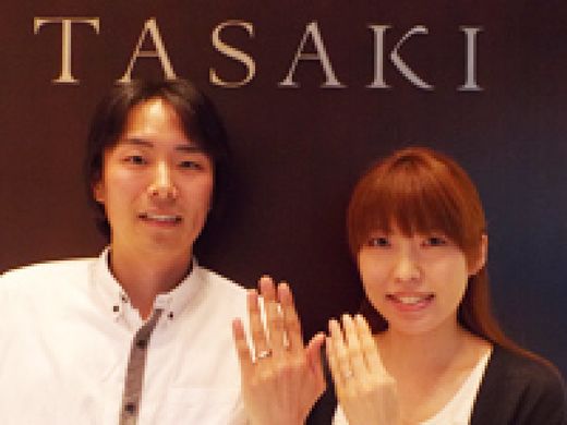 TASAKIのダイヤモンドの輝きがお気に入り