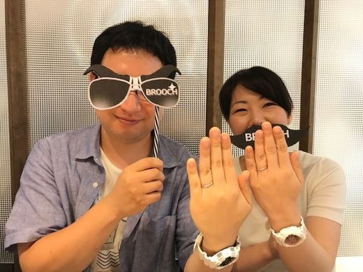 名前に惹かれて指輪をInfinityloveの指輪を選びました！