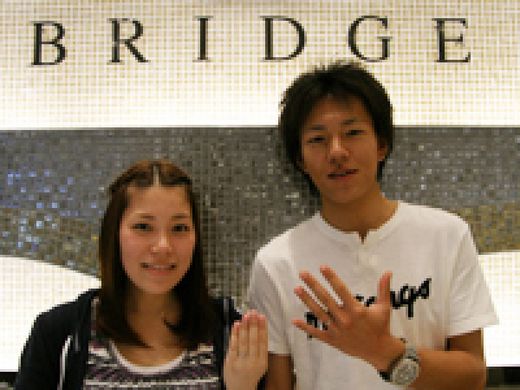 BRIDGEのマリッジリング