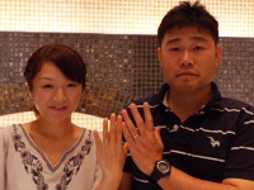 BRIDGEのマリッジリング「煌く水面」