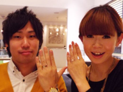 LUCIEのエンゲージ＆マリッジとBRIDGEのマリッジリング