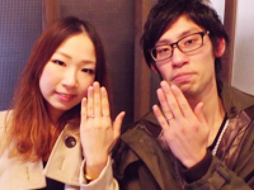 LUCIEのエンゲージリングとマリッジリング。ローズクラシックのシリーズ