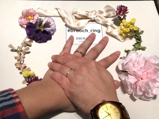 重ね付けがお気に入り。